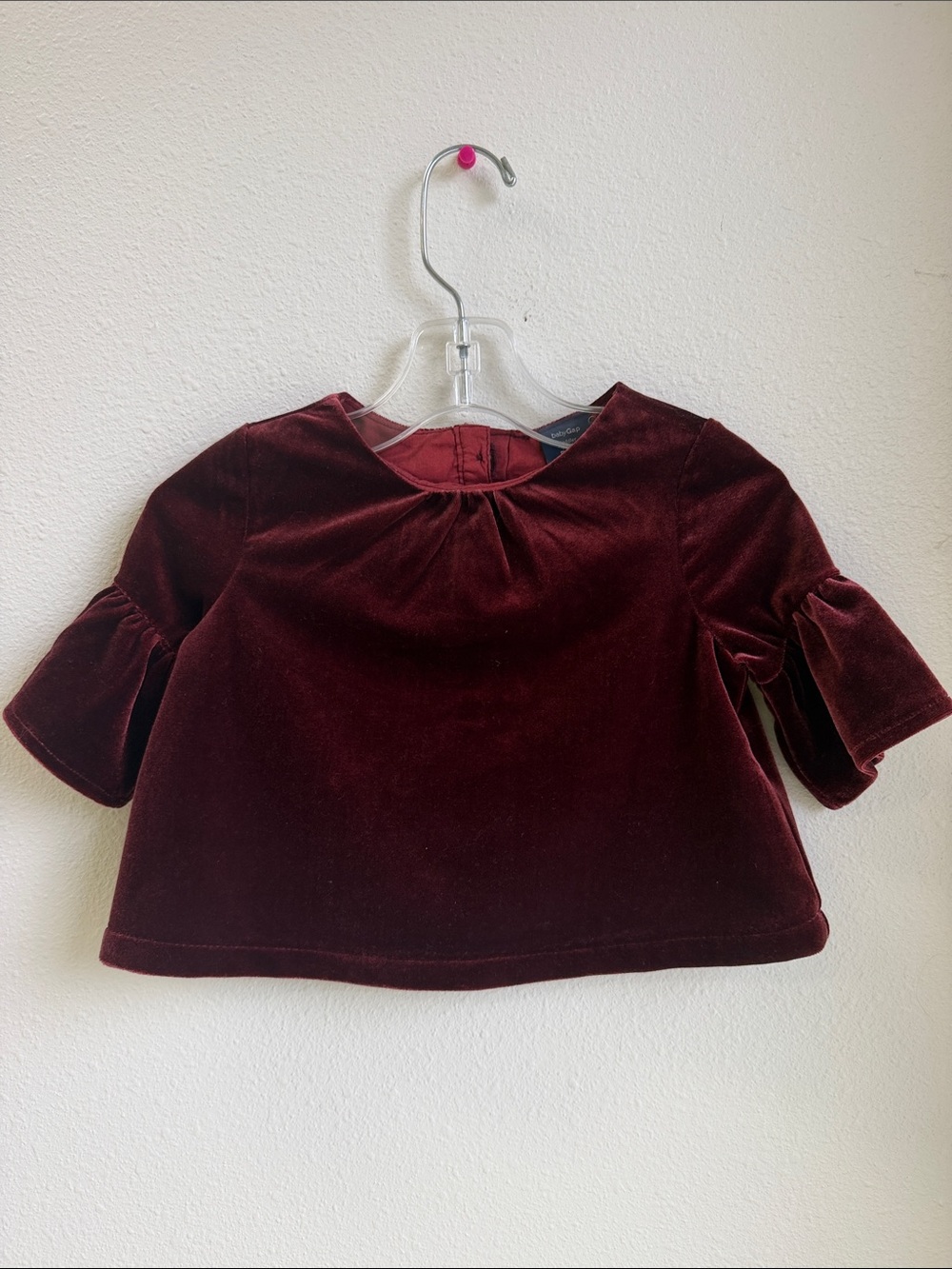 GAP Velvet Top - Wine red
